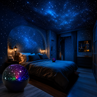 LunaGlow™ Starry Moon Projector – Galaxy Star & Moon Light