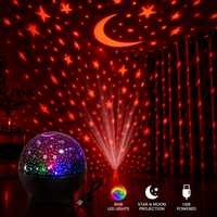LunaGlow™ Starry Moon Projector – Galaxy Star & Moon Light