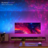 AuroraBeam™ Galaxy Sky Projector – RGB Aurora Light with Remote